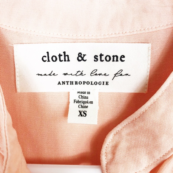 Anthro Cloth & Stone Calder Button Down Top - Picture 7 of 8